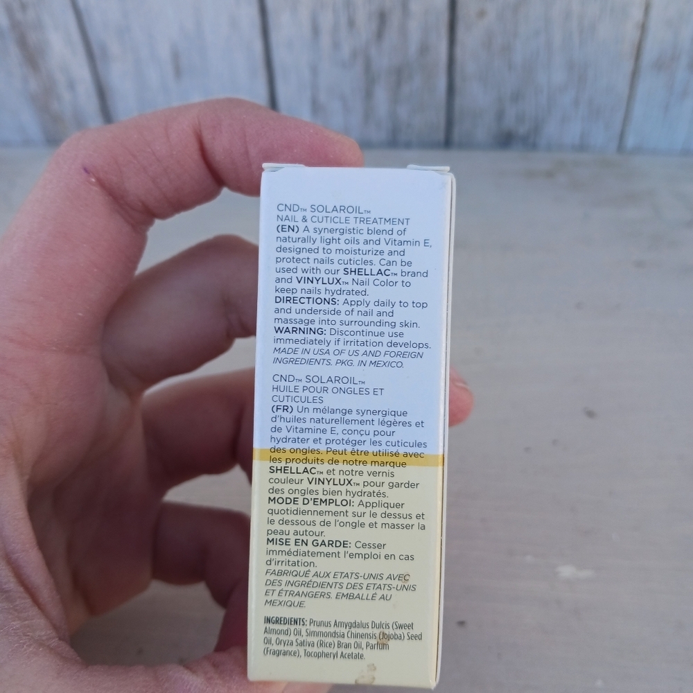 CND Daily Essentials Solar Oil Nail‎ and Cuticle Care Vitamin E 0.25oz NEW - Picture 3 of 6